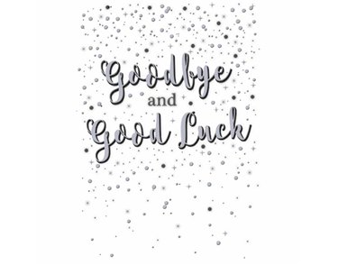 C50 GOODBYE & GOOD LUCK GENERIC PZAZZLE 6S