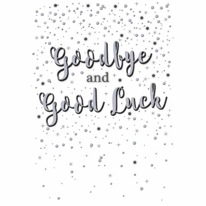 C50 GOODBYE & GOOD LUCK GENERIC PZAZZLE 6S