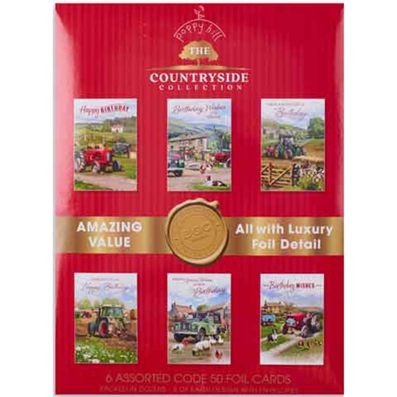 COUNTRYSIDE POPPY HILL FLATBOX 72S