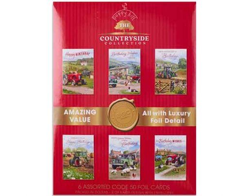 COUNTRYSIDE POPPY HILL FLATBOX 72S
