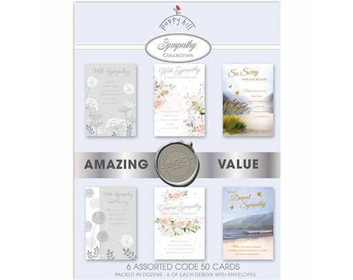 SYMPATHY POPPY HILL FLATBOX 72S