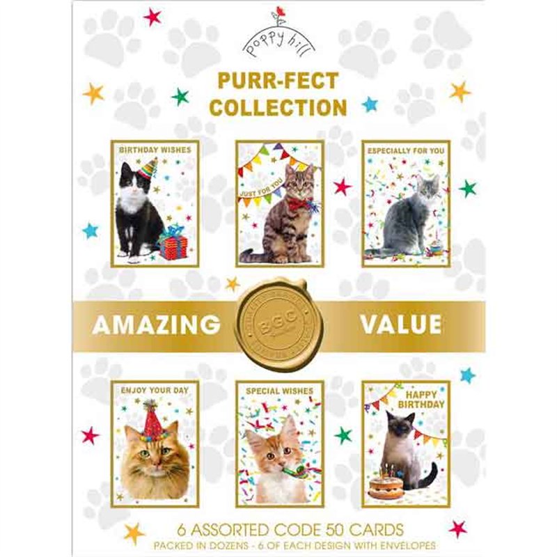 PURR-FECT COLLECTION POPPY HILL FLATBOX 72S