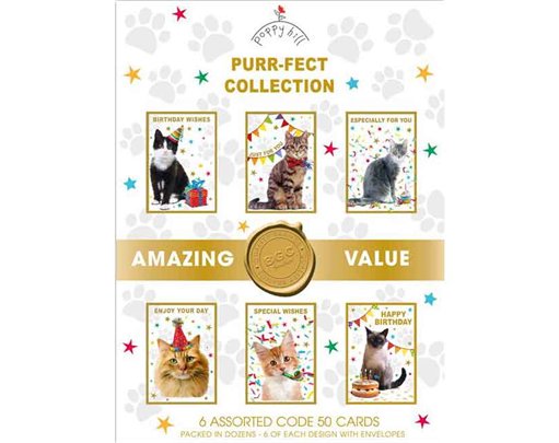 PURR-FECT COLLECTION POPPY HILL FLATBOX 72S