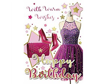 C50 MODERN FEMALE BIRTHDAY SILVERLINE 12S
