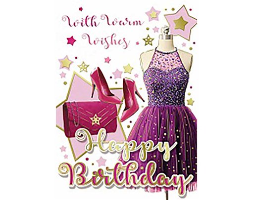 C50 MODERN FEMALE BIRTHDAY SILVERLINE 12S