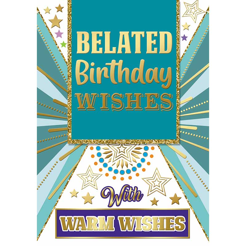 C50 TRAD MALE BELATED BIRTHDAY SILVERLINE 12S