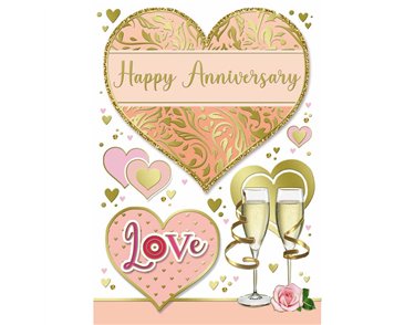 C50 TRAD HAPPY ANNIVERSARY SILVERLINE 12S