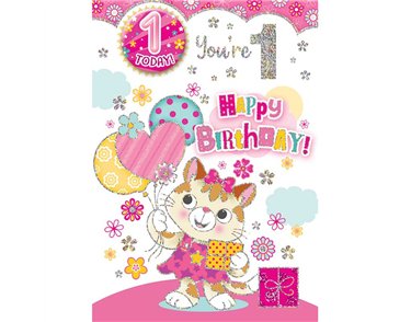C50 AGE 1 GIRL BADGED CARD 6S