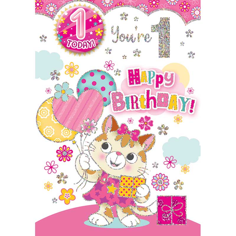 C50 AGE 1 GIRL BADGED CARD 6S