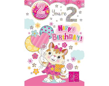 C50 AGE 2 GIRL BADGED CARD 6S