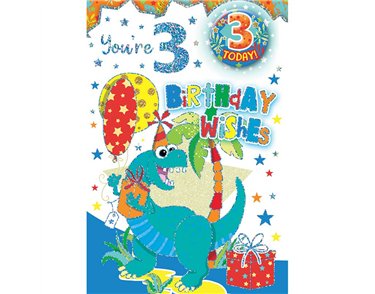 C50 AGE 3 BOY BADGED CARD 6S