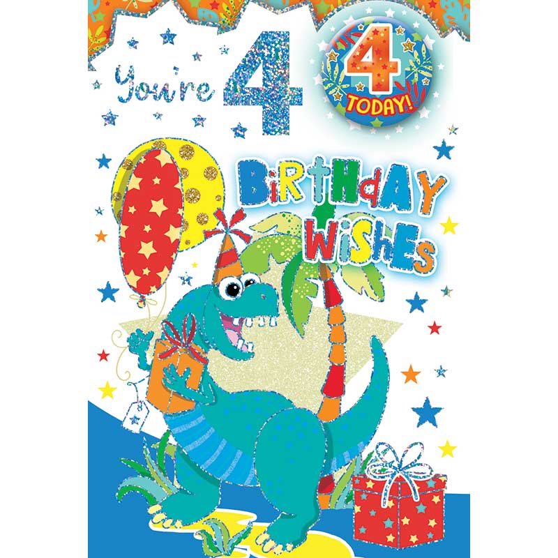 C50 AGE 4 BOY BADGED CARD 6S
