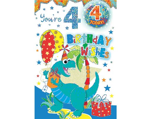 C50 AGE 4 BOY BADGED CARD 6S