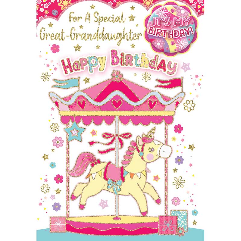 C50 GREAT GRANDDAUGHTER BADGED CARD 6S