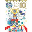C50 AGE 10 BOY BADGED CARD 6S