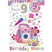C50 AGE 9 GIRL BADGED CARD 6S