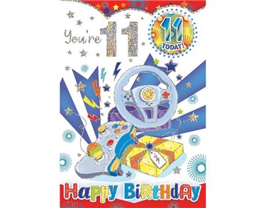 C50 AGE 11 BOY BADGED CARD 6S