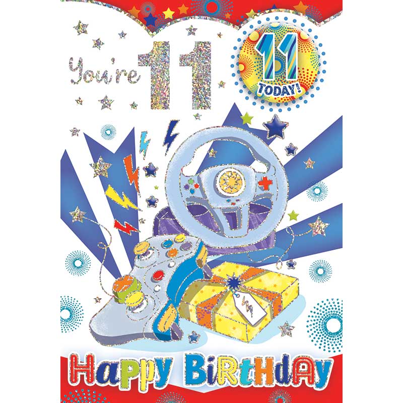 C50 AGE 11 BOY BADGED CARD 6S