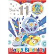 C50 AGE 11 BOY BADGED CARD 6S