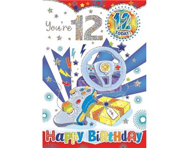 C50 AGE 12 BOY BADGED CARD 6S