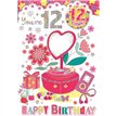 C50 AGE 12 GIRL BADGED CARD 6S