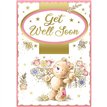 C50 CUTE FEMALE GET WELL SOON SILVERLINE 12S