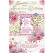 C75 SEPTEMBER BIRTHDAY WITH KEEPSAKE CARD 6S