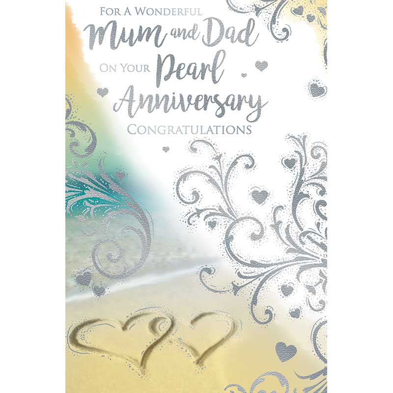 C75 MUM AND DAD PEARL ANNIVERSARY KINGFISHER 6S