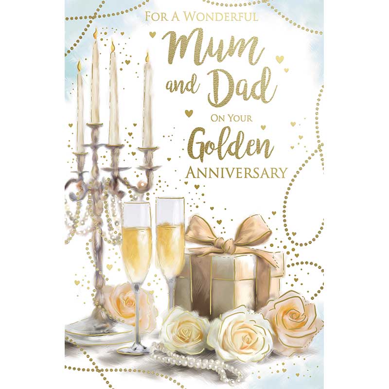 C75 MUM AND DAD GOLDEN ANNIVERSARY KINGFISHER 6S