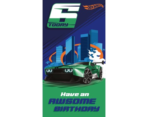 6 Today - Hotwheels - Have An Awesome Birthday