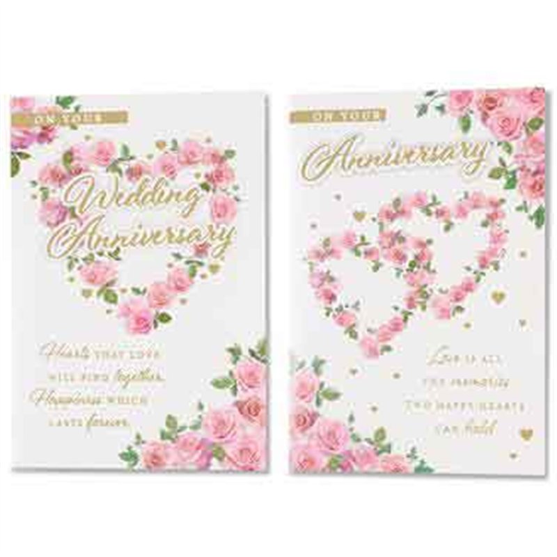 C50 GENERIC TRADITIONAL WEDDING ANNIVERSARY POPPY HILL 12S