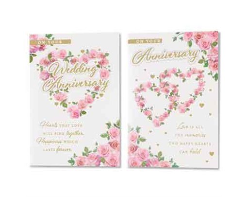 C50 GENERIC TRADITIONAL WEDDING ANNIVERSARY POPPY HILL 12S
