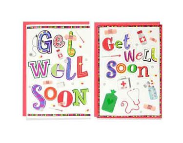 C50 GENERIC TRADITIONAL GET WELL SOON POPPY HILL 12S