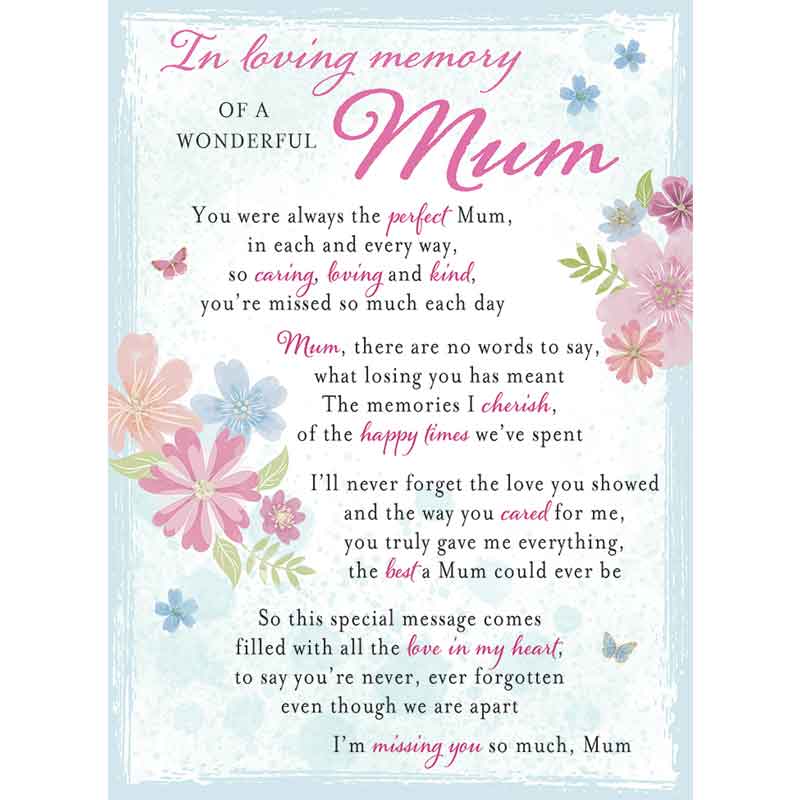 C35 MUM EVERYDAY GRAVESIDE CARD 6S