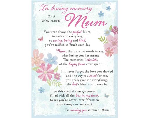 C35 MUM EVERYDAY GRAVESIDE CARD 6S