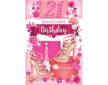 C75 21ST FEMALE TRAD ANIMATED CARD 6S