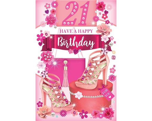 C75 21ST FEMALE TRAD ANIMATED CARD 6S