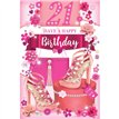 C75 21ST FEMALE TRAD ANIMATED CARD 6S
