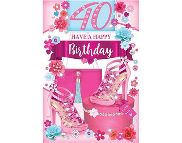 C75 40TH FEMALE TRAD ANIMATED CARD 6S