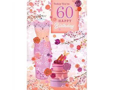 C75 60TH FEMALE TRAD ANIMATED CARD 6S