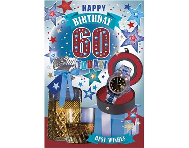 C75 60TH MALE TRAD ANIMATED CARD 6S