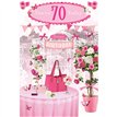 C75 70TH FEMALE TRAD ANIMATED CARD 6S