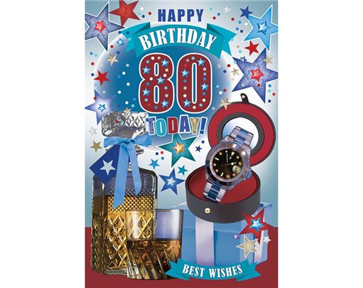 C75 80TH MALE TRAD ANIMATED CARD 6S