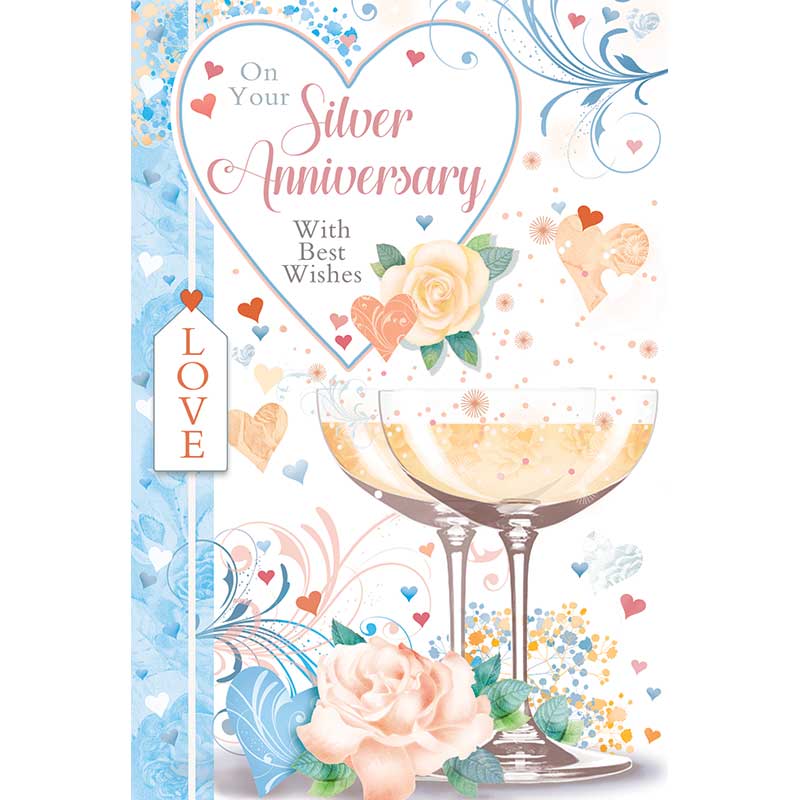 C75 SILVER ANNIVERSARY TRAD ANIMATED CARD 6S
