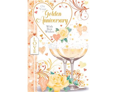 C75 GOLDEN ANNIVERSARY TRAD ANIMATED CARD 6S