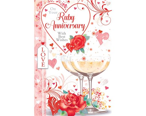 C75 RUBY ANNIVERSARY TRAD ANIMATED CARD 6S