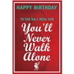 C75 LIVERPOOL OPEN BIRTHDAY CARD 6S