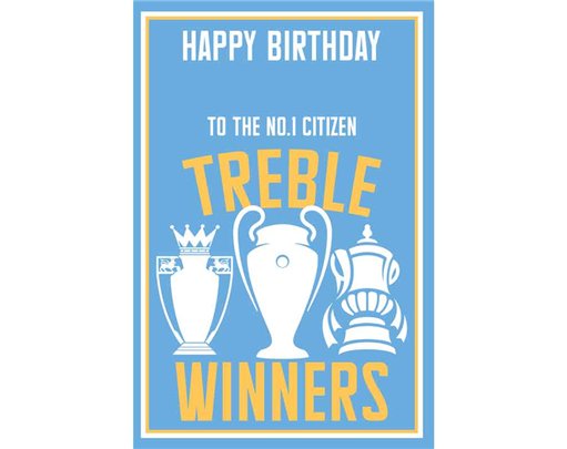 C75 MAN CITY OPEN BIRTHDAY CARD 6S