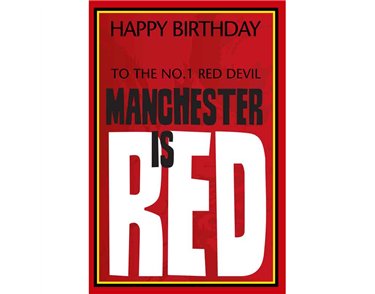 C75 MAN UNITED OPEN BIRTHDAY CARD 6S