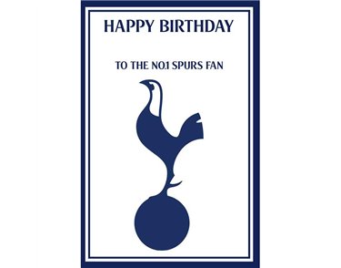 C75 TOTTENHAM OPEN BIRTHDAY CARD 6S